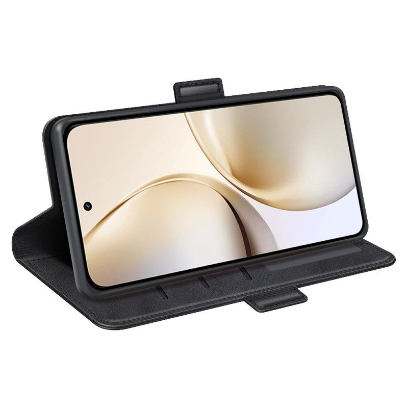 Δερματινη Θηκη Realme 14 Pro Plus 5g Διπλό Κούμπωμα Σιλικόνης