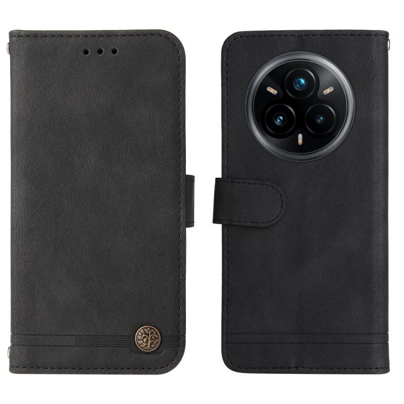 Δερματινη Θηκη Realme 14 Pro Plus 5g Εφέ Vintage Με Πριτσίνι