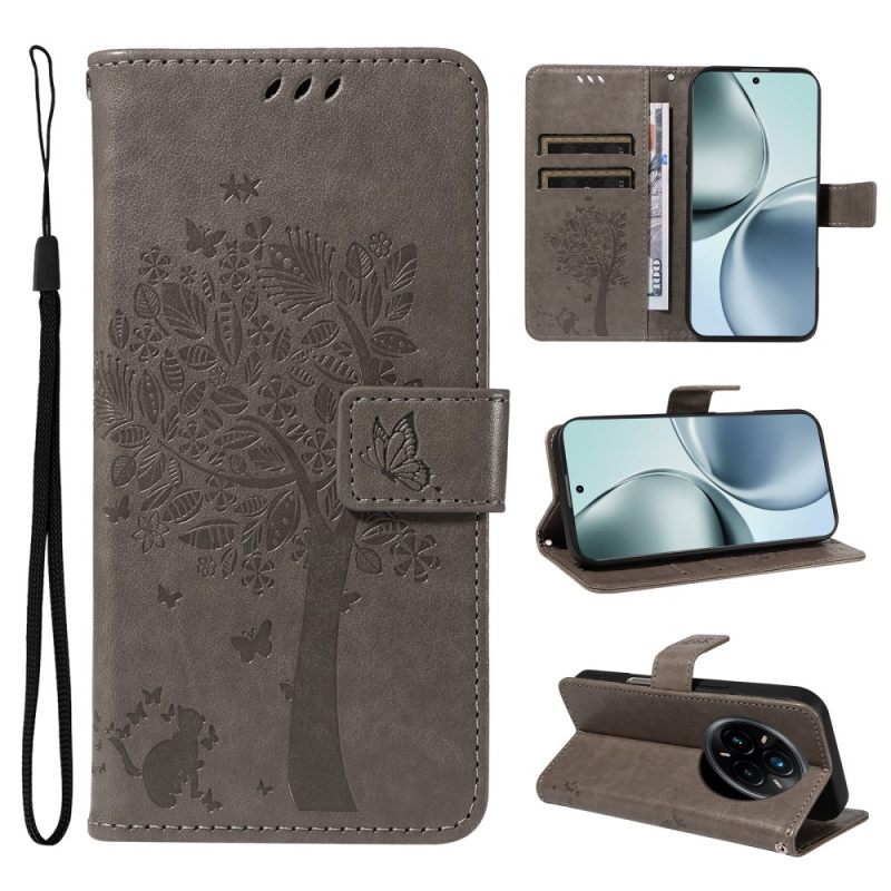 Δερματινη Θηκη Realme 14 Pro Plus 5g Γατοδέντρο