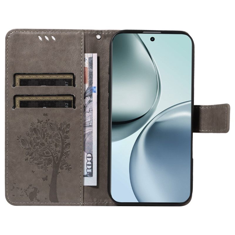 Δερματινη Θηκη Realme 14 Pro Plus 5g Γατοδέντρο