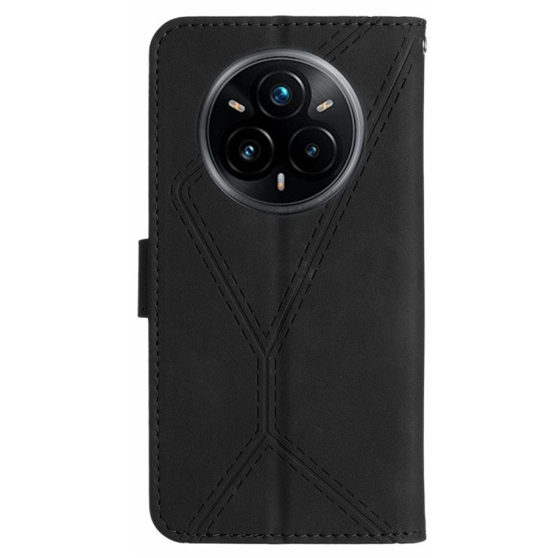 Δερματινη Θηκη Realme 14 Pro Plus 5g Γραμμές Και Ρίγες