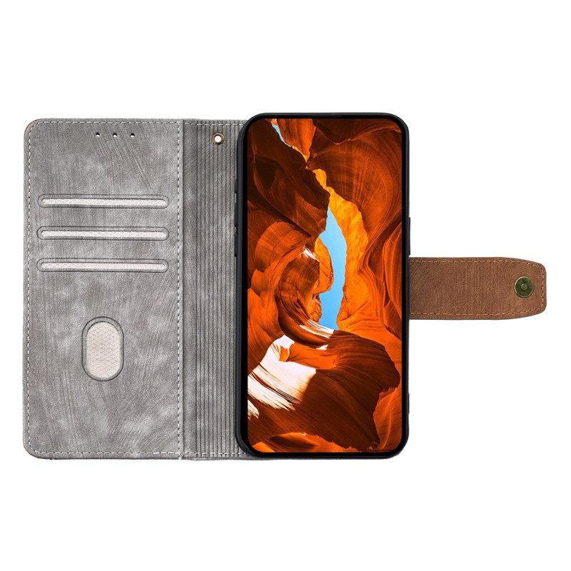Δερματινη Θηκη Realme 14 Pro Plus 5g Κλείδωμα Rfid Με Vintage Σχέδιο