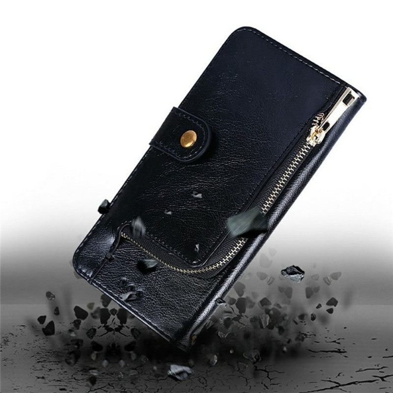 Δερματινη Θηκη Realme 14 Pro Plus 5g Πορτοφόλι Και Κούμπωμα Με Αστραπή