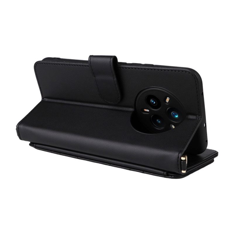 Δερματινη Θηκη Realme 14 Pro Plus 5g Premium Με Λουράκι Ώμου Και Λουράκι