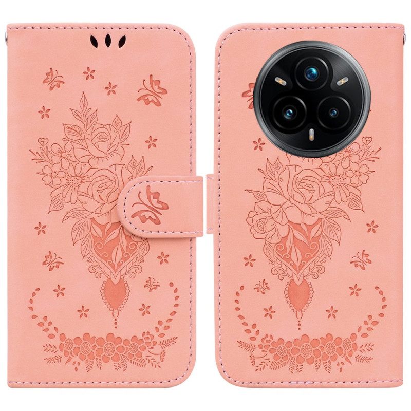 Δερματινη Θηκη Realme 14 Pro Plus 5g Τριαντάφυλλα