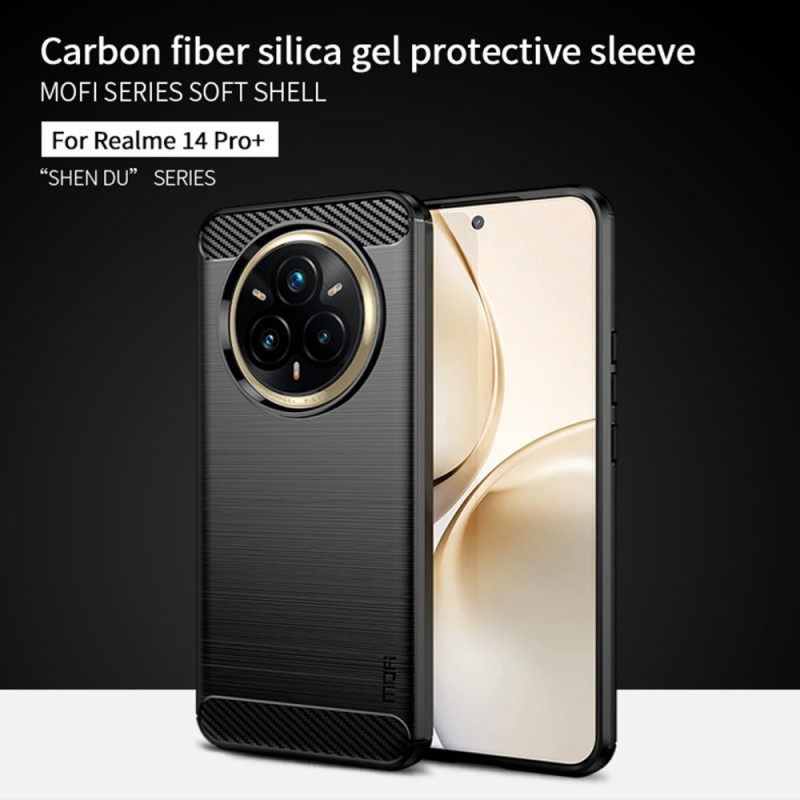Κάλυμμα Realme 14 Pro Plus 5g Βουρτσισμένο Ανθρακονήματα