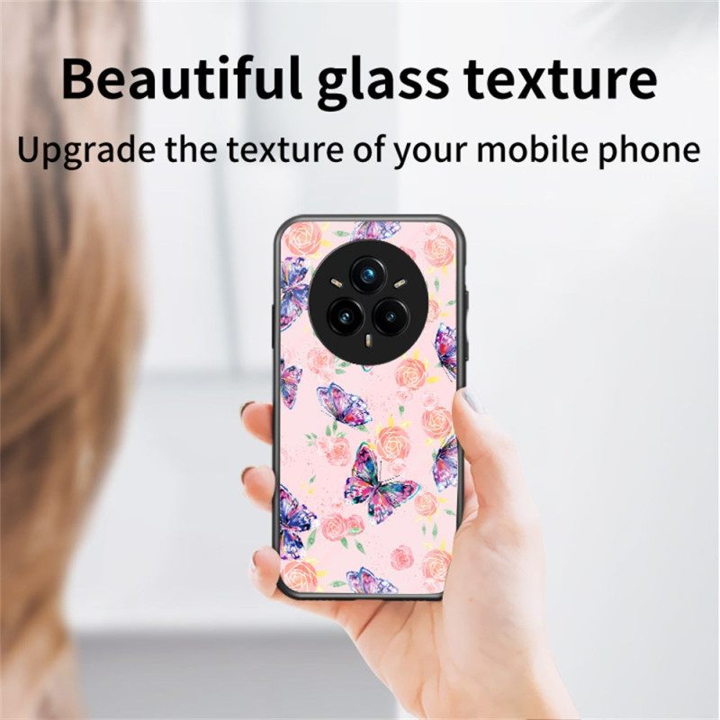 Κάλυμμα Realme 14 Pro Plus 5g Πεταλούδες Από Σκληρυμένο Γυαλί