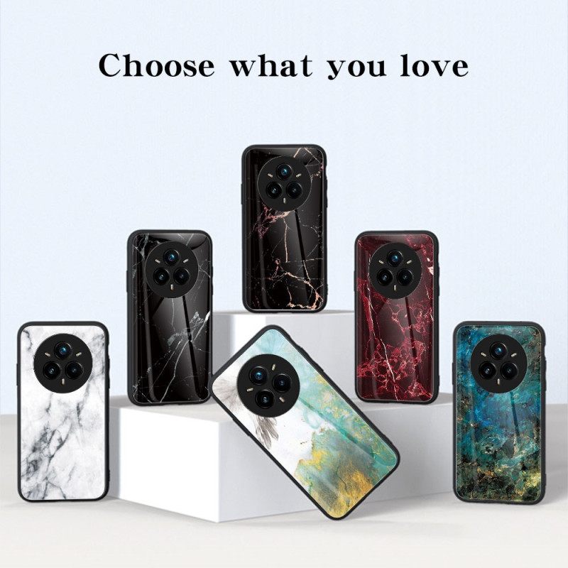 Κάλυμμα Realme 14 Pro Plus 5g Θήκες Κινητών Εφέ Μαρμάρου Από Σκληρυμένο Γυαλί