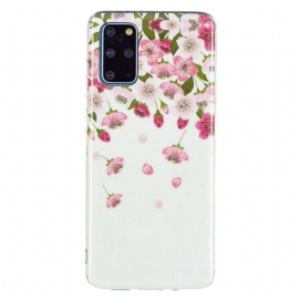 θηκη κινητου Samsung Galaxy S20 Plus 4G / 5G Φθορίζοντα Λουλούδια
