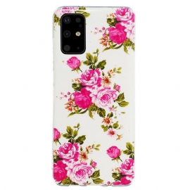 θηκη κινητου Samsung Galaxy S20 Plus 4G / 5G Φθορίζοντα Λουλούδια