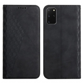 θηκη κινητου Samsung Galaxy S20 Plus 4G / 5G Θήκη Flip Geo Leather Effect