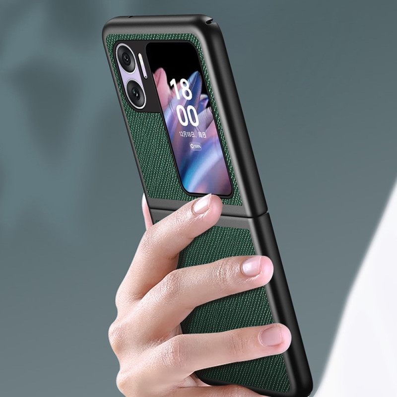 Θήκη Oppo Find N2 Flip Θήκη Flip Δερμάτινο Στυλ Με Υφή