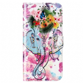 Κάλυμμα Xiaomi 12 Lite με κορδονι Tribal Elephant Με Λουράκι