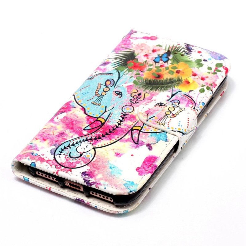 Κάλυμμα Xiaomi 12 Lite με κορδονι Tribal Elephant Με Λουράκι