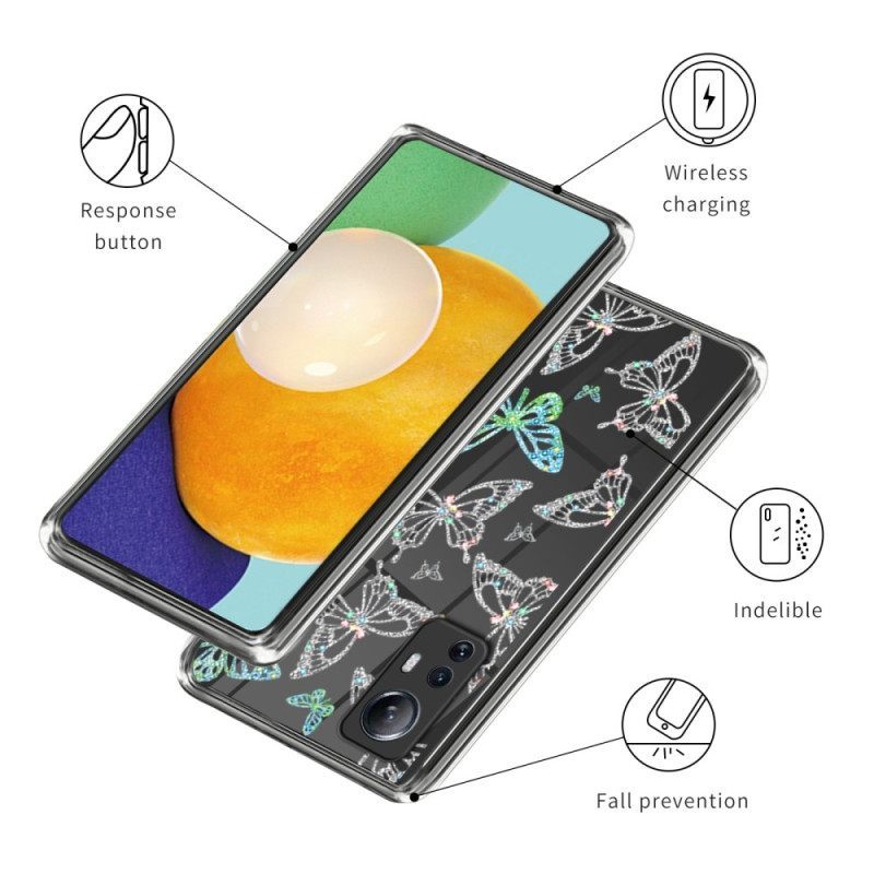 θηκη κινητου Xiaomi 12 Lite Πεταλούδες Κατά Του Κιτρίνισμα