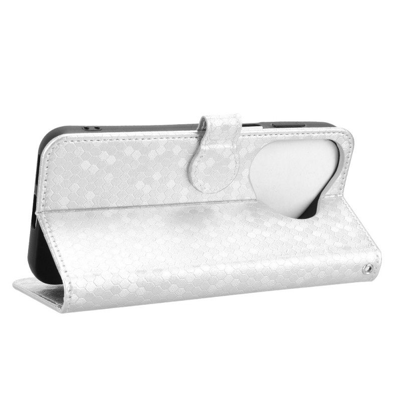 Δερματινη Θηκη Huawei Pura 80 Σχέδιο Με Γκλίτερ