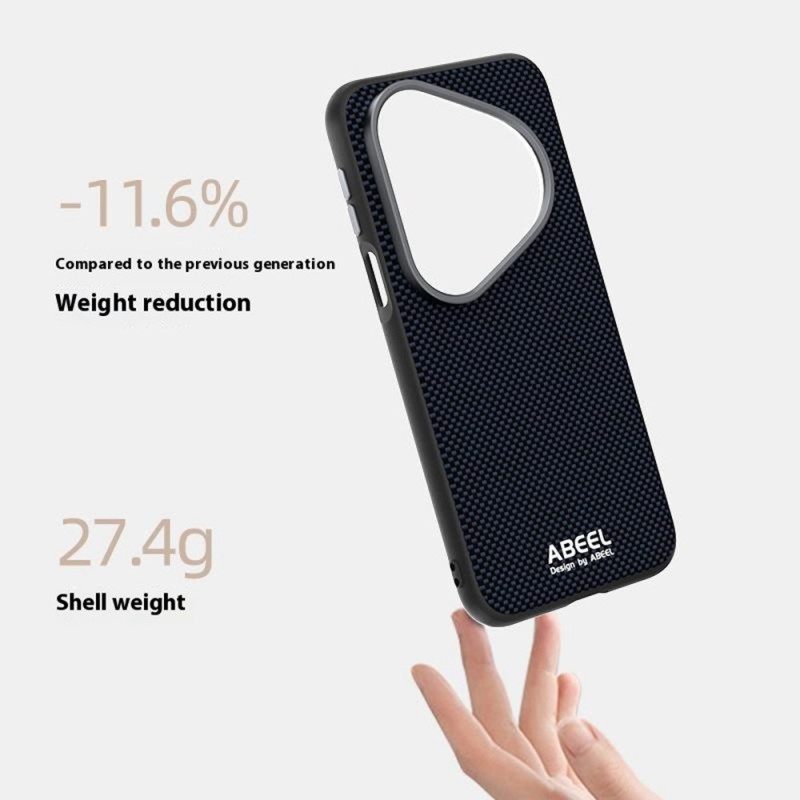 Κάλυμμα Huawei Pura 80 Magsafe Ίνες Άνθρακα Abeel Σιλικόνης