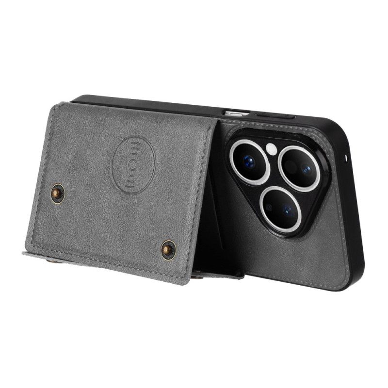 Κάλυμμα Huawei Pura 80 Θήκες Κινητών Θήκη Για Κάρτες Με Εφέ Δέρματος