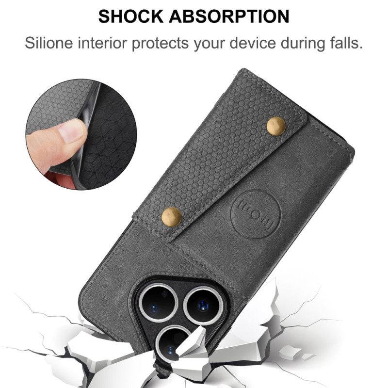 Κάλυμμα Huawei Pura 80 Θήκες Κινητών Θήκη Για Κάρτες Με Εφέ Δέρματος