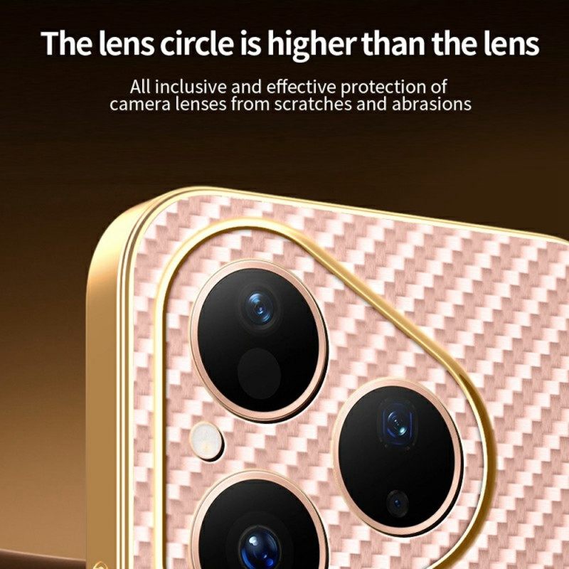 Κάλυμμα Huawei Pura 80 Υφή Ινών Άνθρακα