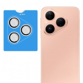 Προστατευτικό Φακού Από Σκληρυμένο Γυαλί Για Huawei Pura 80 Πλαίσιο Αυτόματης Τοποθέτησης (μαύροι Κύκλοι)