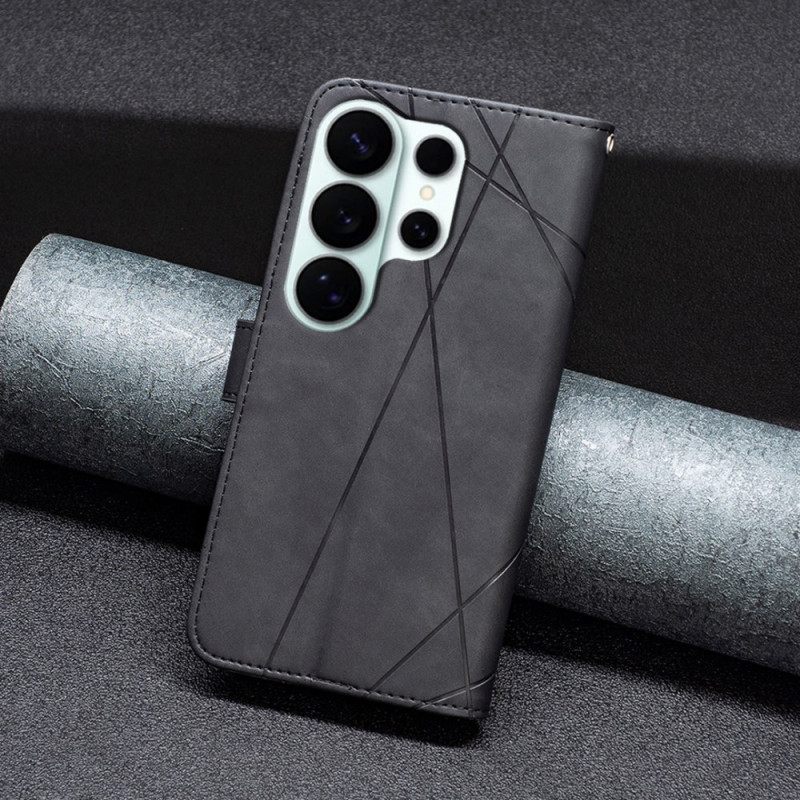 Δερματινη Θηκη Samsung Galaxy S26 Ultra Binfen Γεωμετρικό Χρωμα