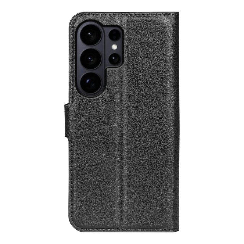 Δερματινη Θηκη Samsung Galaxy S26 Ultra Δέρμα Lychee Faux