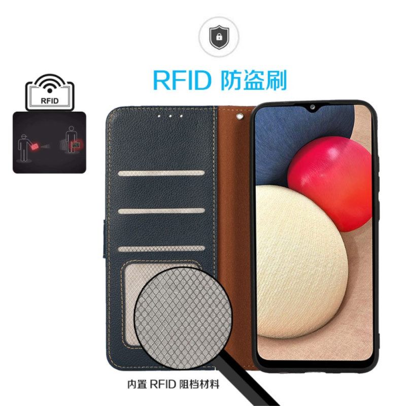 Δερματινη Θηκη Samsung Galaxy S26 Ultra Δίχρωμη Προστασία Khazneh Rfid Σιλικόνης