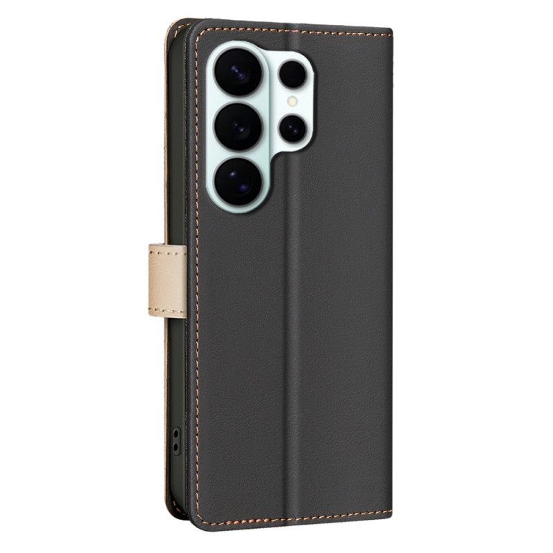 Δερματινη Θηκη Samsung Galaxy S26 Ultra Δίχρωμο Binfen Color Σιλικόνης