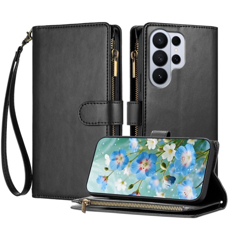 Δερματινη Θηκη Samsung Galaxy S26 Ultra Κλασικό Πορτοφόλι Σιλικόνης