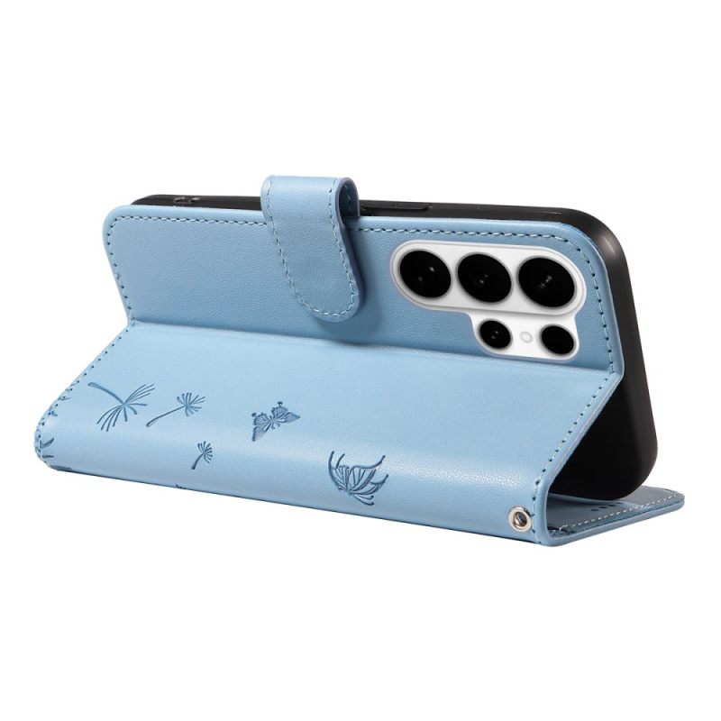 Δερματινη Θηκη Samsung Galaxy S26 Ultra Λουράκι Πικραλίδας Σιλικόνης