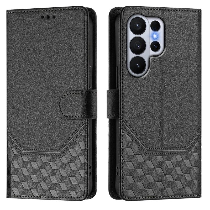 Δερματινη Θηκη Samsung Galaxy S26 Ultra Σχεδιασμός Κύβων Rfid