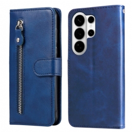 Δερματινη Θηκη Samsung Galaxy S26 Ultra Τσέπη Με Φερμουάρ