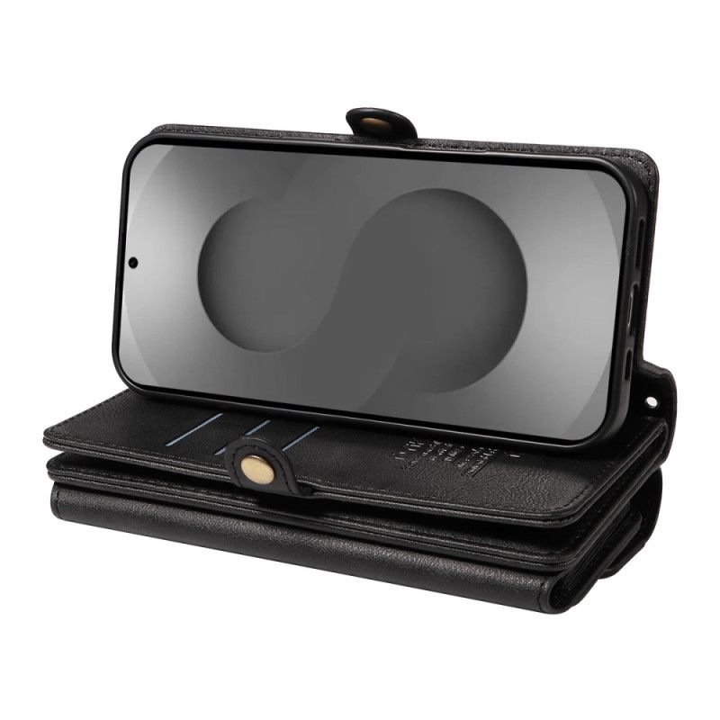 Δερματινη Θηκη Samsung Galaxy S26 Ultra Vintage Πορτοφόλι Με Λουρί Ώμου Σιλικόνης