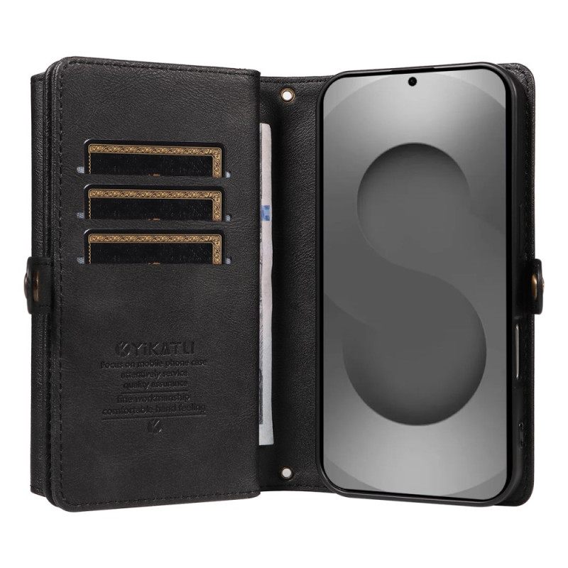 Δερματινη Θηκη Samsung Galaxy S26 Ultra Vintage Πορτοφόλι Με Λουρί Ώμου Σιλικόνης