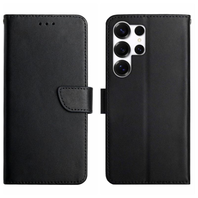 Δερματινη Θηκη Samsung Galaxy S26 Ultra Υφή Δέρματος Nappa Σιλικόνης