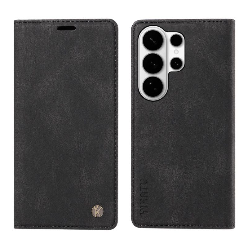 Δερματινη Θηκη Samsung Galaxy S26 Ultra Yikatu Εφέ Σουέτ