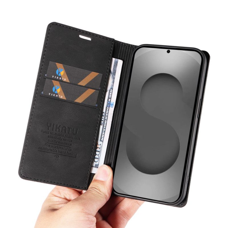 Δερματινη Θηκη Samsung Galaxy S26 Ultra Yikatu Εφέ Σουέτ