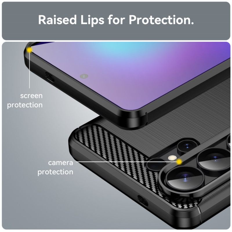 Κάλυμμα Samsung Galaxy S26 Ultra Βουρτσισμένο Ανθρακονήματα