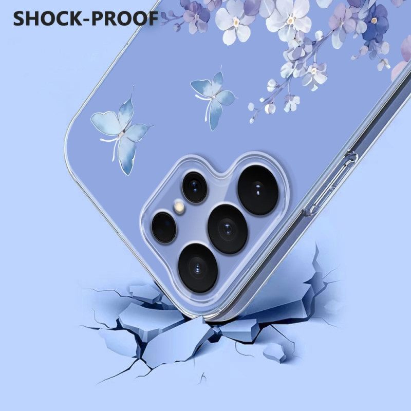 Κάλυμμα Samsung Galaxy S26 Ultra Πεταλούδες Και Λουλούδια