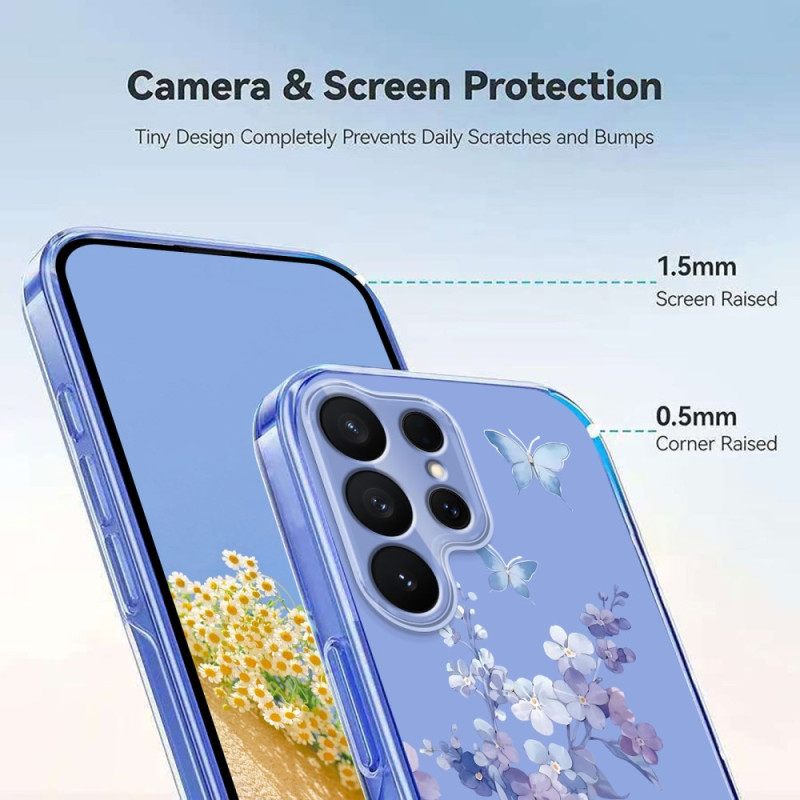 Κάλυμμα Samsung Galaxy S26 Ultra Πεταλούδες Και Λουλούδια