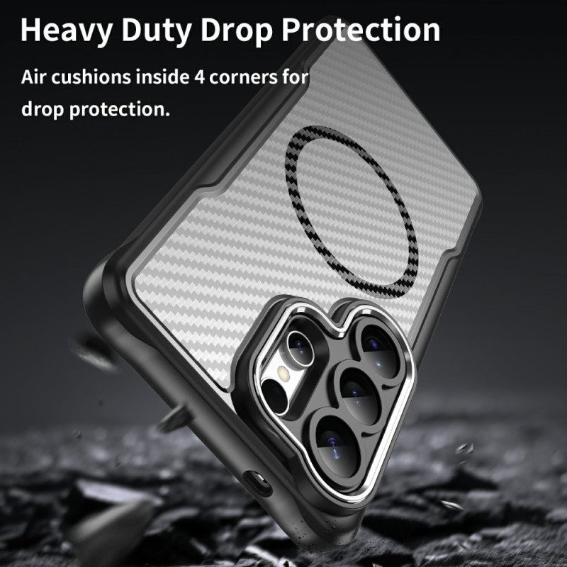 Κάλυμμα Samsung Galaxy S26 Ultra Υβριδική Προστασία Magsafe Από Ίνες Άνθρακα