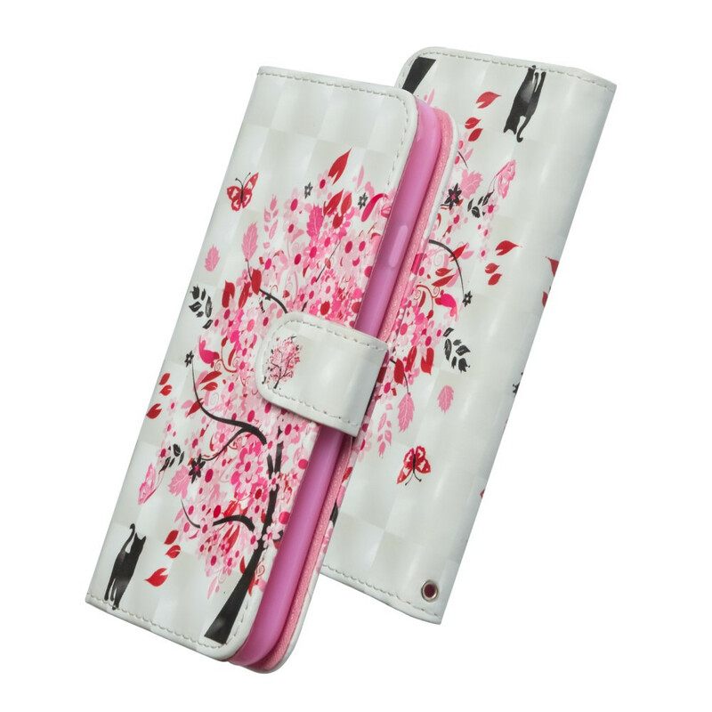 Κάλυμμα Samsung Galaxy Note 10 Plus Ροζ Δέντρο