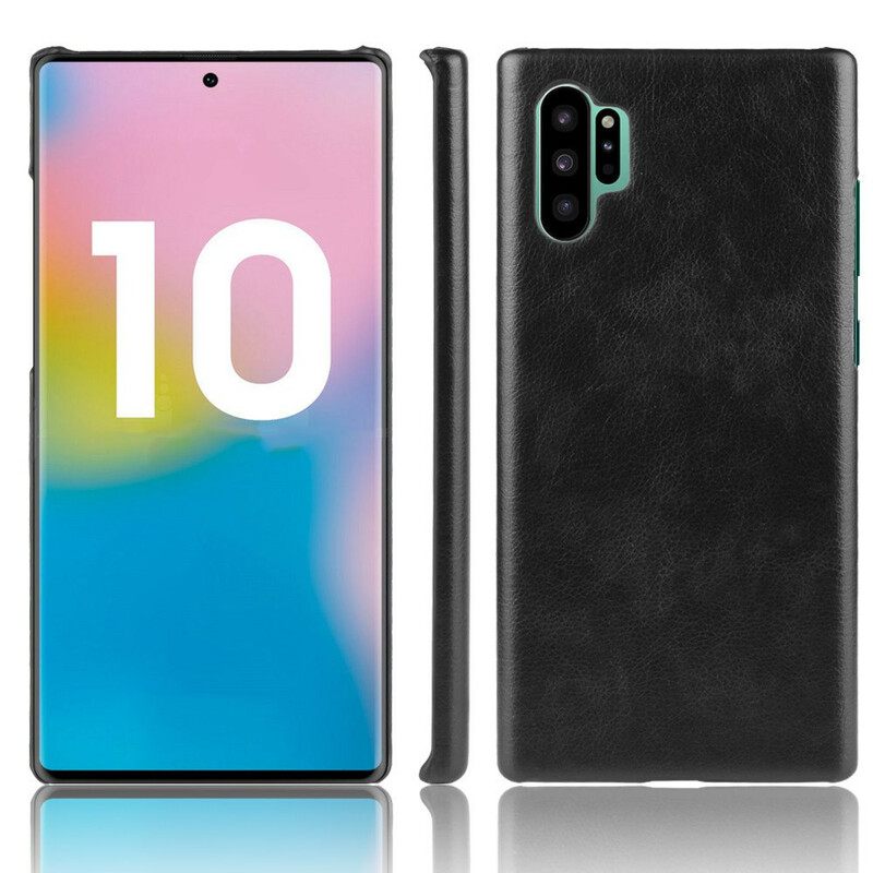 Θήκη Samsung Galaxy Note 10 Plus Κλασικό Δερμάτινο Εφέ Litchi