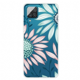 θηκη κινητου Samsung Galaxy A12 / M12 Διαφανές Ένα Λουλούδι