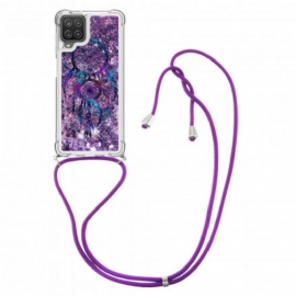 θηκη κινητου Samsung Galaxy A12 / M12 με κορδονι Dream Catcher Glitter Cord