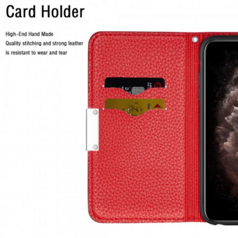 θηκη κινητου Samsung Galaxy A12 / M12 Θήκη Flip Litchi Ultra Chic Faux Leather