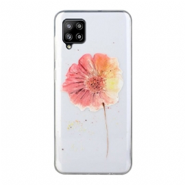 Θήκη Samsung Galaxy A12 / M12 Άνευ Ραφής Λουλουδάτο Μοτίβο Ακουαρέλας