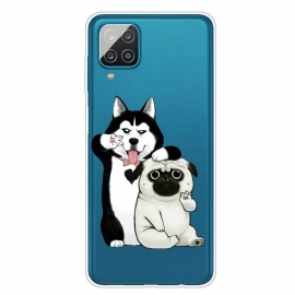 Θήκη Samsung Galaxy A12 / M12 Αστεία Σκυλιά