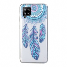 Θήκη Samsung Galaxy A12 / M12 Blue Feathers Dream Catcher